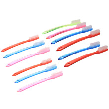 WSTEER 12pcs Practical Manual Toothbrush Hard Bristles Toothbrush for Adult Teeth Stain Cleaning (Random Color)