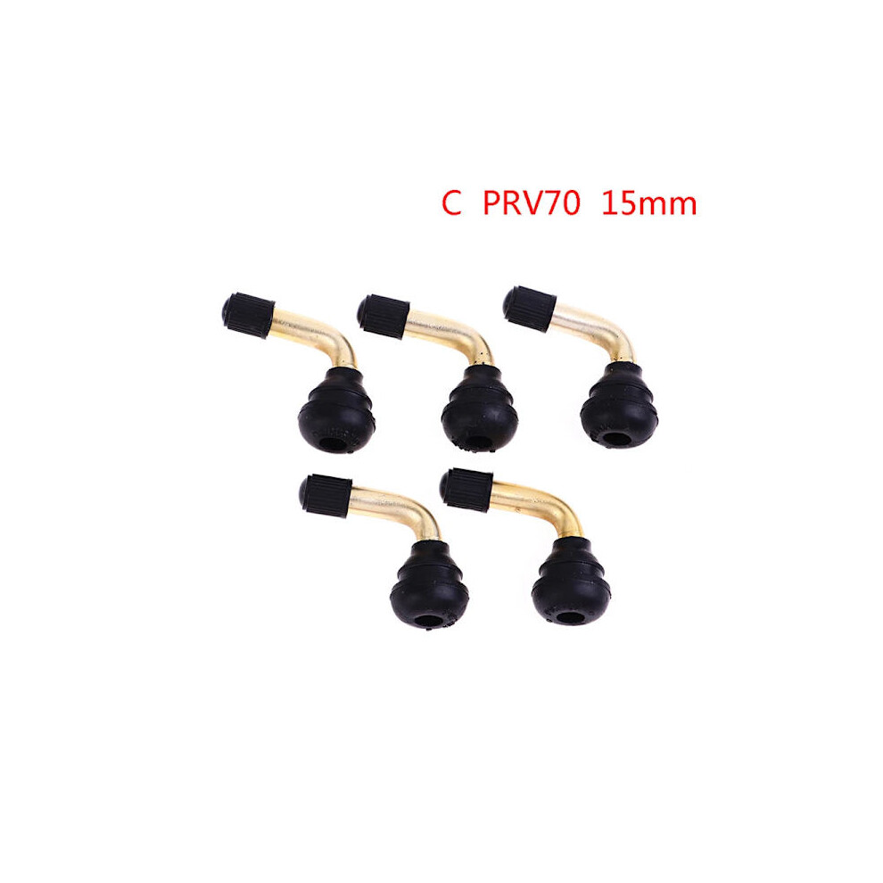 5Pcs Motorcycle Tubeless Tire Valve Stems Right Angle 90 Degree Pull-In Valve Core Tool For Scooter Pvr70 Pvr60 Pvr50 9395123347356