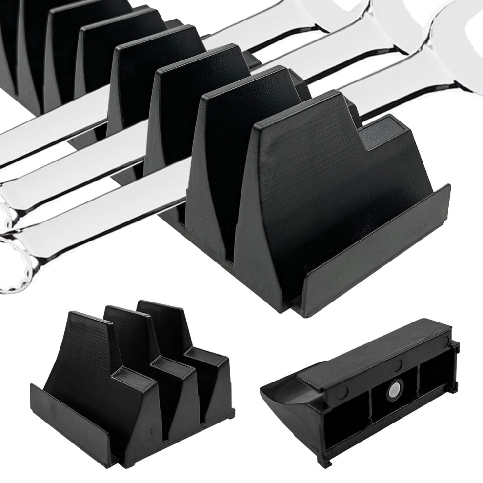 Wrench Organizer Magnetic Wrench Organizer Set Modular Wrenches Holders For Tool Box Tool Drawer Storage 9395123347202