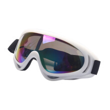 Toudaret Snowboard Goggles for Men Women, Adjustable Windproof Ski Goggles with Anti-Glare Lens, Compatible with Glasses