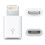 Micro-USB to Lightning Adapter - White White 1