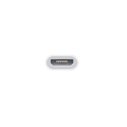 Micro-USB to Lightning Adapter - White White 2