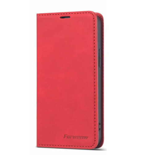 Well-Thoughtful Stylish Wallet Case - compatible with iPhone 12 Pro Red