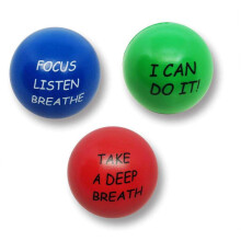 TureClos Stress Balls Decompressing Ball with Motivational Quotes Hand Exercise Balls Fidget Toys for Kids and Adult to Relieving Anxiety and Stress