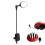 WALFRONT ABS Adjustable Rear View Helmet Mirror, Black 6