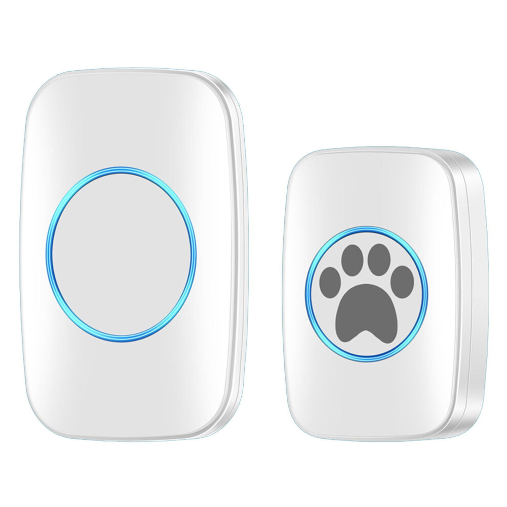 Wireless Doorbell Kit, 1000+ Ft Range, 60 Chimes, 5 Volumes, Led Flash, Front/Rear Door Distinguish, Smart Home Accessory 9395123349510
