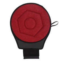 360 Swivel Car Seat Cushion for Elderly, Ergonomic Rotating Cushion with Burgundy Finish