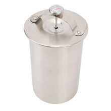 Stainless Steel Meat Press Cooker with Thermometer for Bacon and Ham Tenderizing (Type 1)