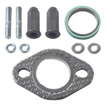 Scooter Exhaust Kit with Bolt Nuts and Gasket for 50cc150cc ATV Go Kart Noise Reduction Spacer