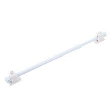 Telescopic Curtain Rod Adjustable Retractable NoDrill MultiUse for Shower Wardrobe Bathroom