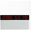 Wireless Auto Adjusting Digital Wall Clock with Dual Alarm and Countdown Timer, White Blue LED 5