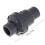 2pcs Replacement Ball One-way Pump Check - DN15A Diameter 20mm US Style (Dark Grey) 6