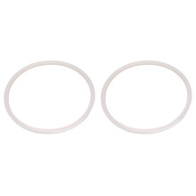 Silicone gasket Sealing ring for pressure cooker 22 cm inner diameter, 2 pieces, transparent