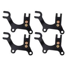 Mizh 4pcs Adjustable Brakes Brackets Bike Accessory Disc Brake Modification Bracket