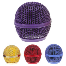 Jibingyi 4pcs Microphone Grill Mic Ball Mesh Grill Mic Mesh Cover Replacements Compatible for sm58