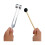 128 Hz tuning fork with weight - acoustic tuning fork 4