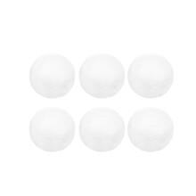Eease 6pcs 15cm Solid Ball Children DIY Craft Material Funny Round Ball Ornament
