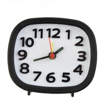 AFQH AA Battery Alarm Clock Clock Clock Clocks Night Operated Quartz Silent Bedside Clocks Alarm Battery Bedside Looking
