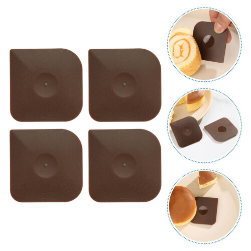 4Pcs Durable Grill Pan Scrapers Home Kitchen Pot Cleaning Tools Bread Cutting Tools 2