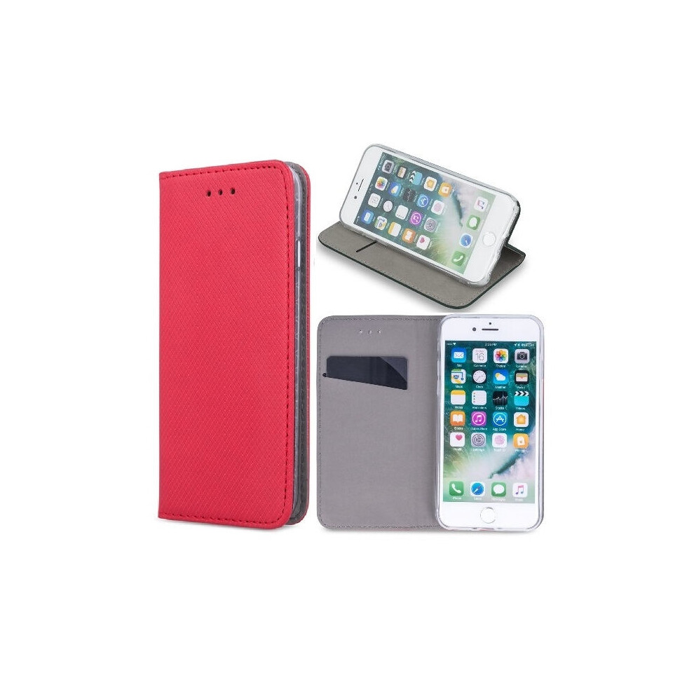 Compatible With Samsung Galaxy A05s - Smart Magnet Mobile Wallet - Red 9499224081437