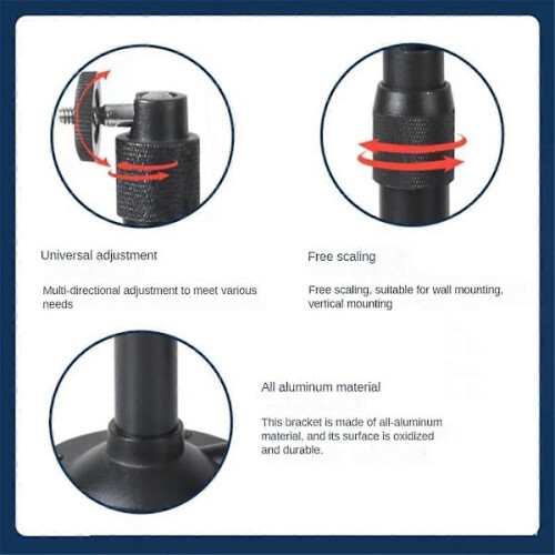 Universal Projector Mount for Ceiling Projector Wall Mount Camera Projector Holder 360 Rotatable Projector Holder, M6 1