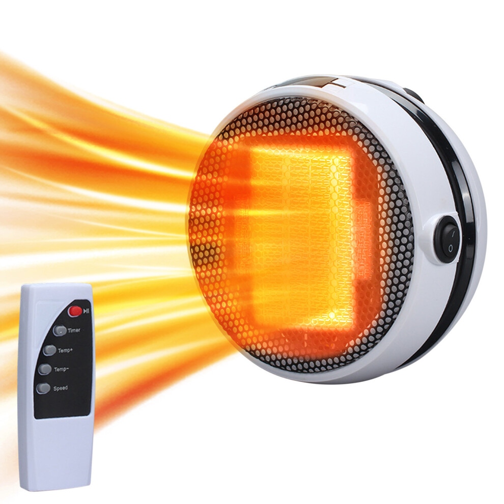 600W Smart Thermostat Space Heater With Timer, Overheat Protection, Led Display, Energy-Saving & Safe Portable Electric Heater 9499224082274