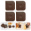 4Pcs Durable Grill Pan Scrapers Home Kitchen Pot Cleaning Tools Bread Cutting Tools 6