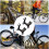 Mizh 4pcs Adjustable Brakes Brackets Bike Accessory Disc Brake Modification Bracket 5
