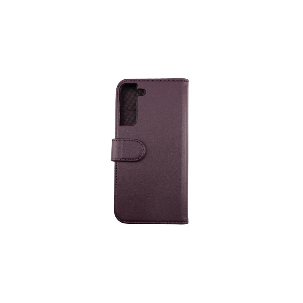 Compatible With Samsung Galaxy S22 Wallet Case Magnet - Dark Dark Purple 9499224081475