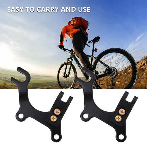 Mizh 4pcs Adjustable Brakes Brackets Bike Accessory Disc Brake Modification Bracket 2