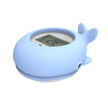 Baby Bath Thermometer with LED Display & Temp Warning, Digital Room/Water Thermometer, Compatible with Infant Bath Toys