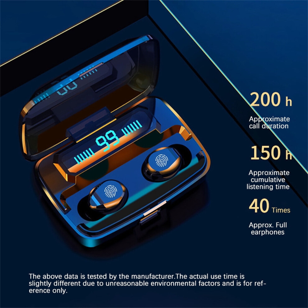 Kiplyki Wholesale Earphone Mini Headphone Sports Stereo In-Ear Bluetooth 5 With Wireless Charging 9338982203104