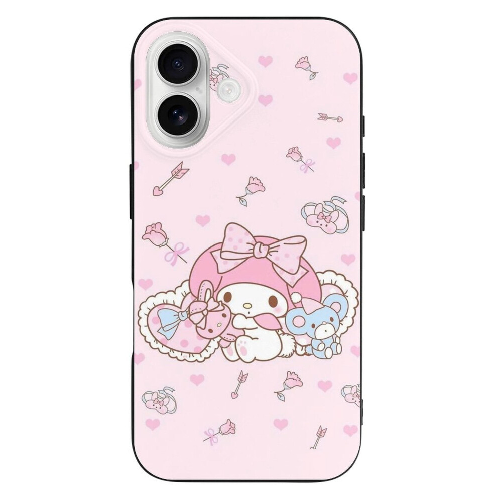 Melody Tpu Case Compatible With Iphone 16 Â Ultra Slim, Shockproof, Anti-Yellowing, Scratch-Resistant, Wireless Charging Compatible, Enhanced Grip 9338982203432