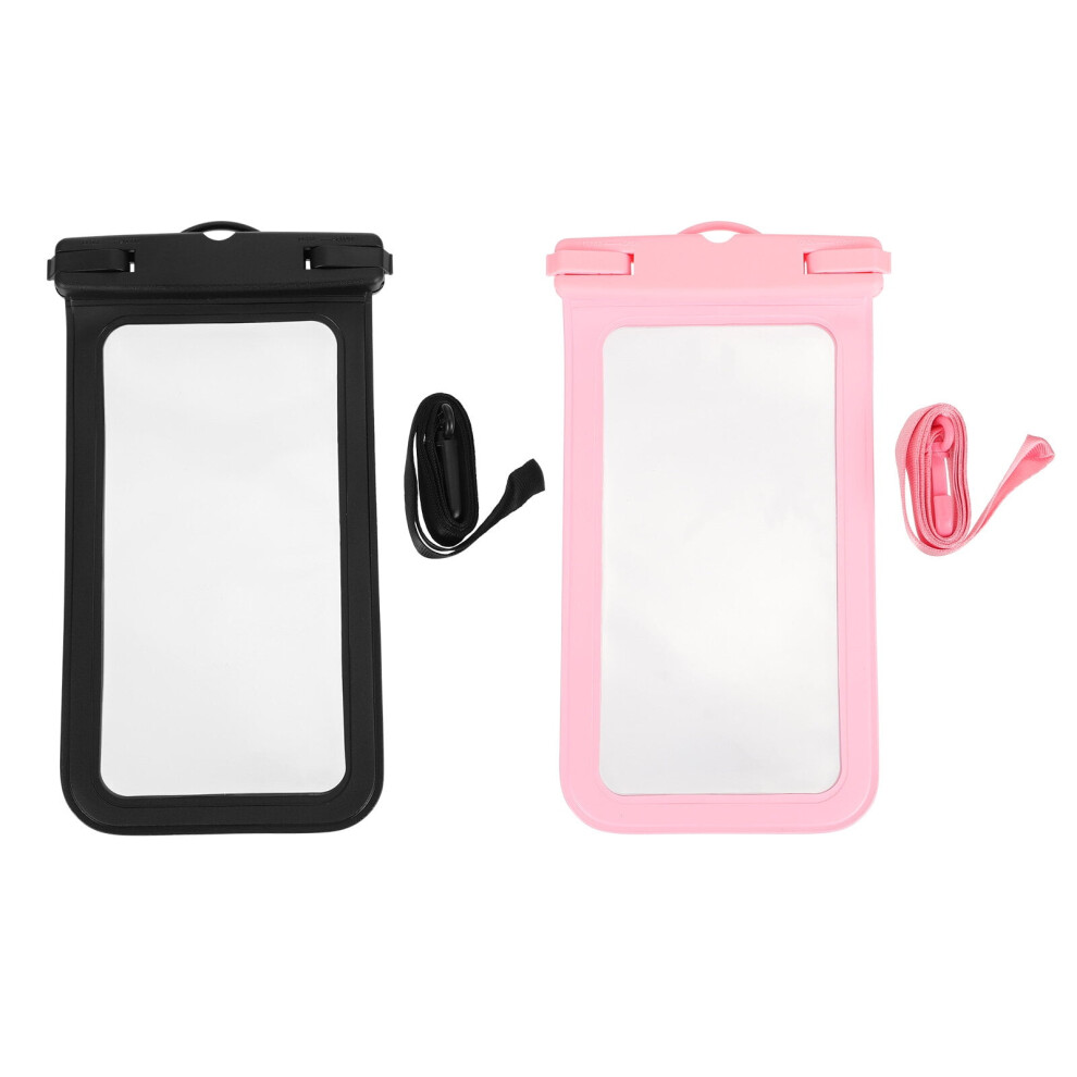 Mizh 2Pcs Waterproof Phone Bags Touch Screen Phone Pouches Mobile Phone Storage Bags 9338982203418