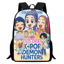 K-Pop Demon Hunter Backpack Shoulder Bag Lunch Bag Pencil Case School Backpack-XS5- 15KH025