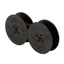 1Pack Typewriter Ribbon Twin Spool Typewriter Ribbon Ink Twin Spool Pack Ink Replacement Part for Most Typewriter(Black)