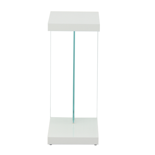 Elaina - Chair Side End Table - White 1