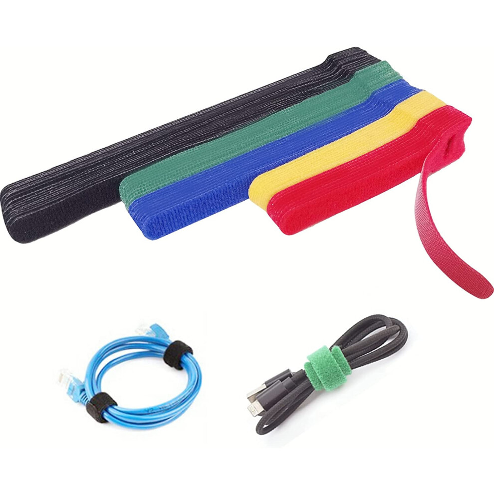 Reusable Fastening Cable Ties Cord Straps,Multi-Purpose Adjustable Fastening Cord Ties Cord Straps Cable Management 9499224758605