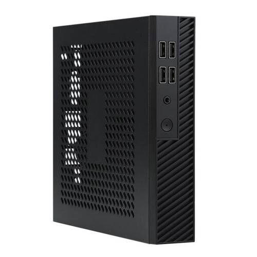 DX01 Thin Mini ITX Desktop Computer Chassis Half Height Computer Case