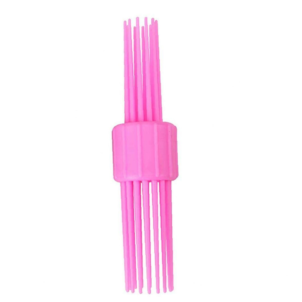 Pink Hair Styling Brush And Wave Hair Roller For Smooth Detangling And No Heat Wavy Hairstyles