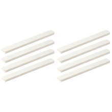 White 8 Pcs The Hips Closet Wardrobe Cabinet Drawer Slides Multipurpose No Punching