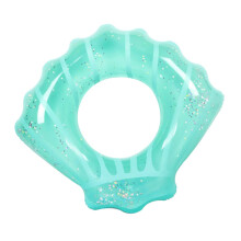 Inflatable Pool Float Shell Shaped Adult Swim Ring 90x80cm for Beach and Summer Swimming