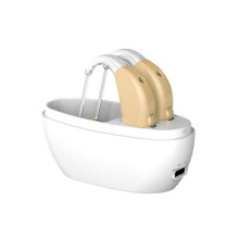 Rechargeable Beige Hearing Aids - Pair of Hearing Aids