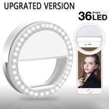 Selfie Portable LED Ring Light Flash For compatible with Apple compatible with iPhone Sumsung HTC Phone Light