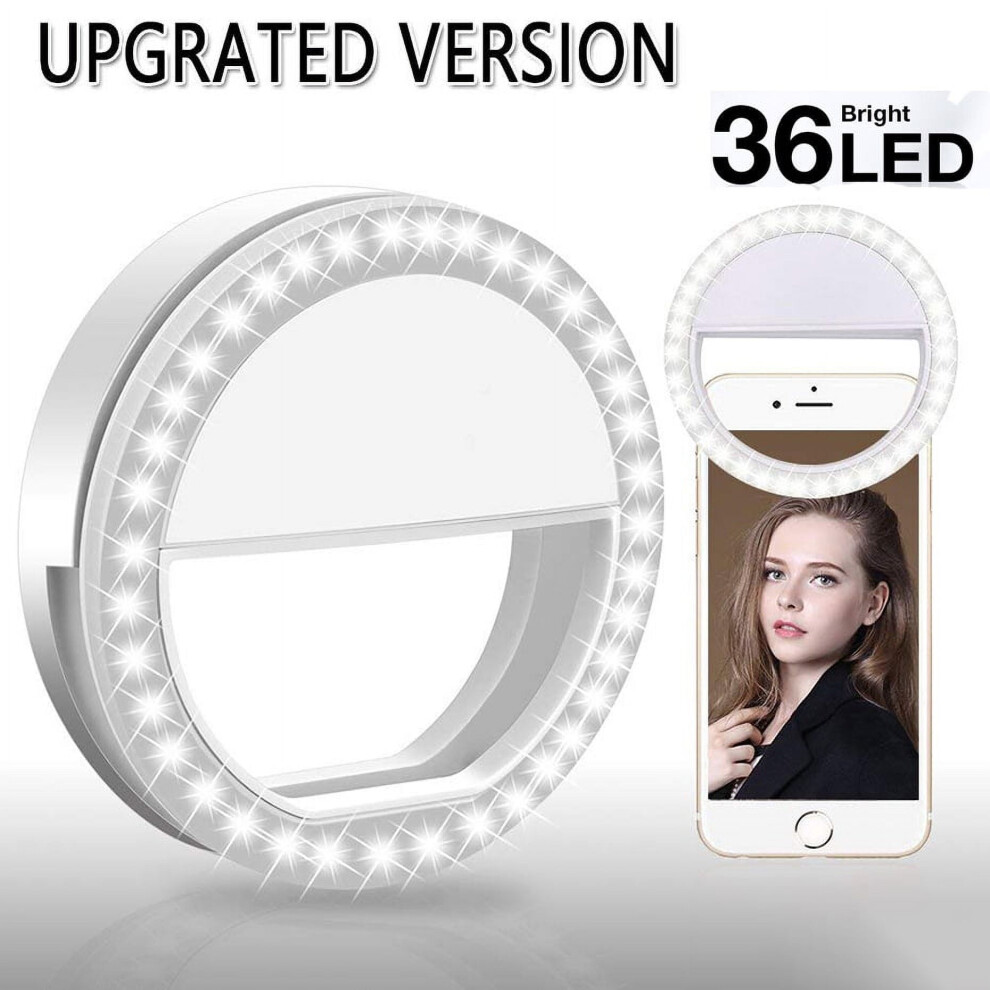 Selfie Portable Led Ring Flash For Compatible With Apple Compatible With Iphone Sumsung Htc Phone Light 9496895863430
