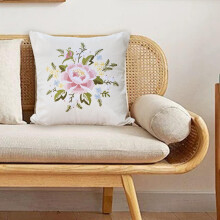 Embroidery Pillow Kits DIY Crafts Pillows Cushion Cases for Beginners Adults F