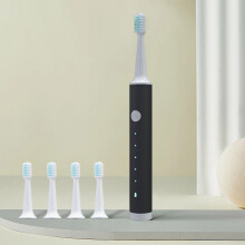 VALSEEL Electric Toothbrush for Adults, Low Noise & Portable with Smart Timer, IPX7 Waterproof Vibration Toothbrush