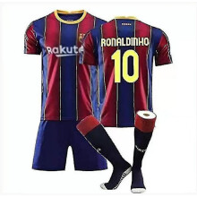 10# Ronaldinho football jersey uniforms suits Goodies newest 28