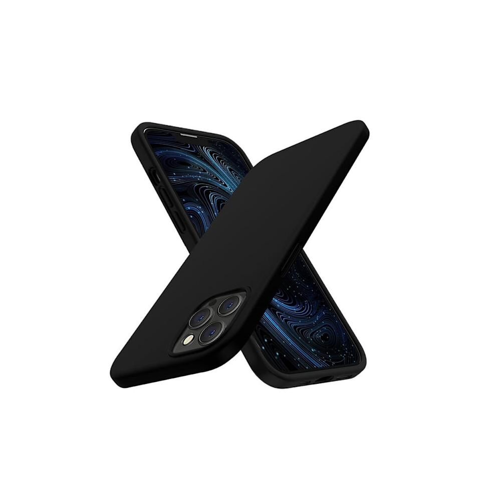 Liquid Silicone Case Compatible With Iphone 13 Pro - Black 9496895866424