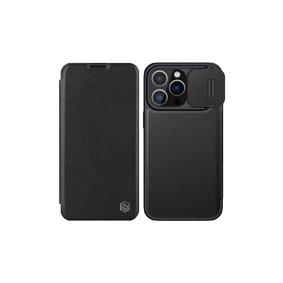 Nillkin Qin Series Compatible With Iphone 14 Pro Case Camshield Black 9496895866684